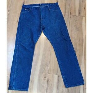 Wrangler Men's 47MWZ Jeans 38 x 34 Regular Fit Cotton Denim Dark Wash Boot Cut